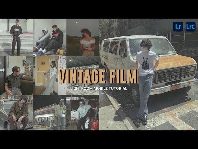 Vintage Film - Lightroom Presets | Film Preset | Film Lightroom Presets | Vintage Photo Editing