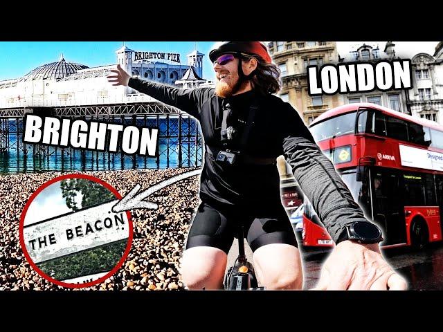 CYCLING from London to Brighton as a NEWBIE! | Zwift to Reality