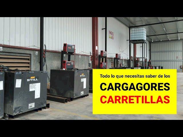 Cargadores para carretillas elevadoras #industrial #ingenieria #mantenimiento #prevencion