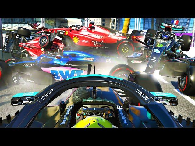 The 2023 Azerbaijan Grand Prix but there's NO GRIP! | F1 Experiment