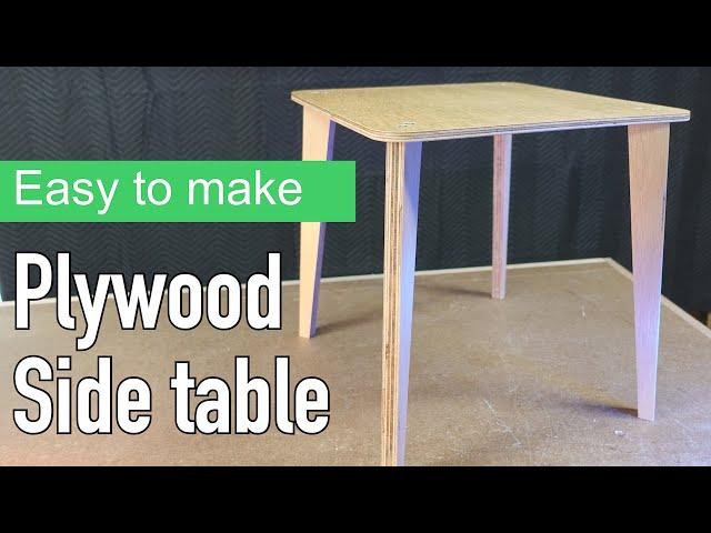 You can make this side table | made from simple ply wood