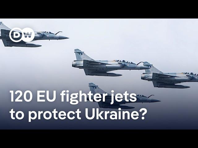 EU states discuss air protection zone 'Sky Shield' for Ukraine | DW News