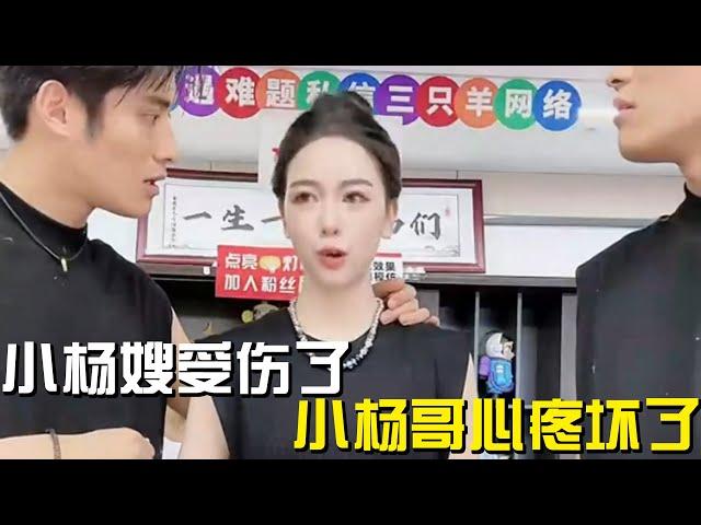 大杨嫂为救大杨哥，意外受伤，心疼媳妇的大杨哥发现后，愧疚不已#疯狂小杨哥#小杨哥直播回放  #疯狂小杨哥 #直播带货 #疯狂小杨哥