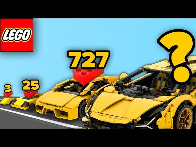 LEGO Lamborghini in Different Scales | Comparison