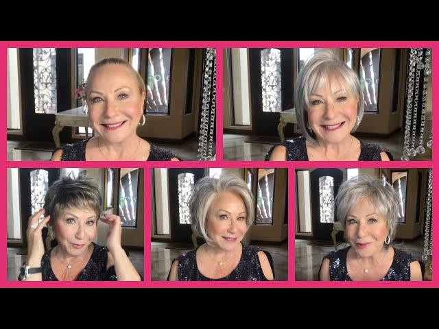 Glamorous Grey Wig Styles for Women Over 60 (Official Godiva's Secret Wigs Video)