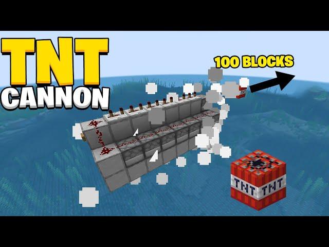 The Best TNT Cannon For Minecraft 1.21 Long distance