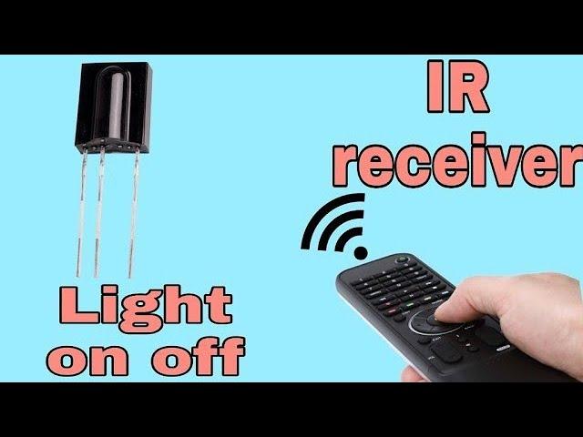 How To Make a IR Remote Tester Circuit/  IR Sensor or IR Receiver Circuit LIGHT ON / OFF( HOMEMADE )