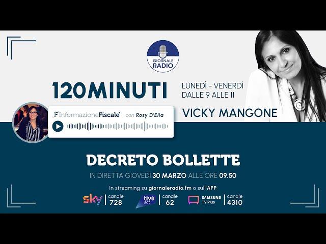 Le novità del decreto Bollette: Informazione Fiscale ai microfoni di Giornale Radio