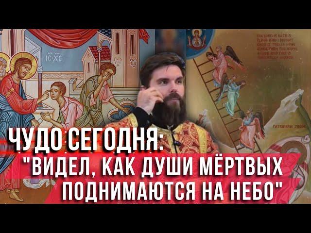 ️Чудо сегодня: «Видел, как души мёртвых поднимаются на небо»