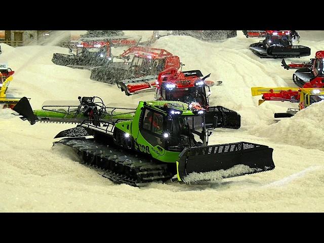 LARGE RC SNOW GROMER SCALE MODEL COLLECTION - Faszination Modellbau 2024 Friedrichshafen