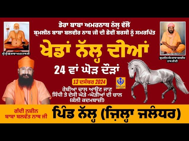 [Live] Nahal | Jalandhar | ਰੇਵੀਆ ਚਾਲ ਟੂਰਨਾਮੈਂਟ | घोड़े की दौड़ | Horse Races | 13 Dec 2024