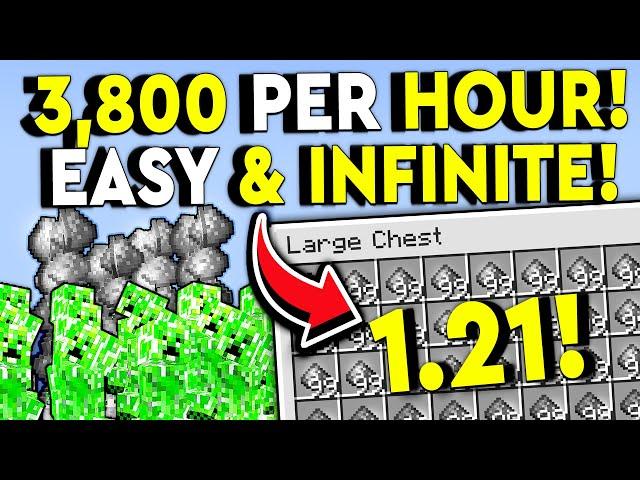 BEST INFINITE CREEPER XP FARM 1.21! Minecraft Bedrock MCPE/Xbox/PS4/Nintendo Switch/Windows 10