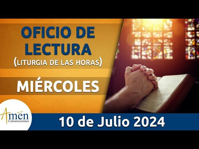 Oficio de Lectura de hoy Miércoles 10 Julio 2024 l Padre Carlos Yepes l Católica l Dios