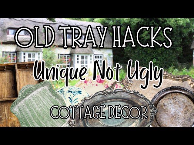 OLD TRAY Hacks‼️ Upcycled Risers; Use Thrifted Items & Junk to make Magic!