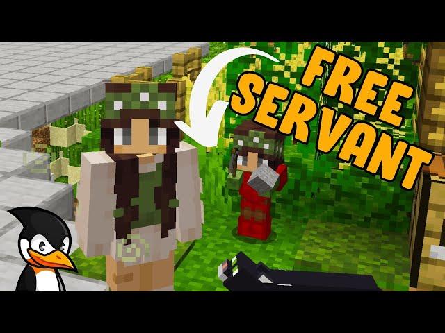 HOW TO GET FREE SERVANT ON PENGUIN.GG |  MINECRAFT SKYBLOCK | SB737 SEASON 3 #shorts