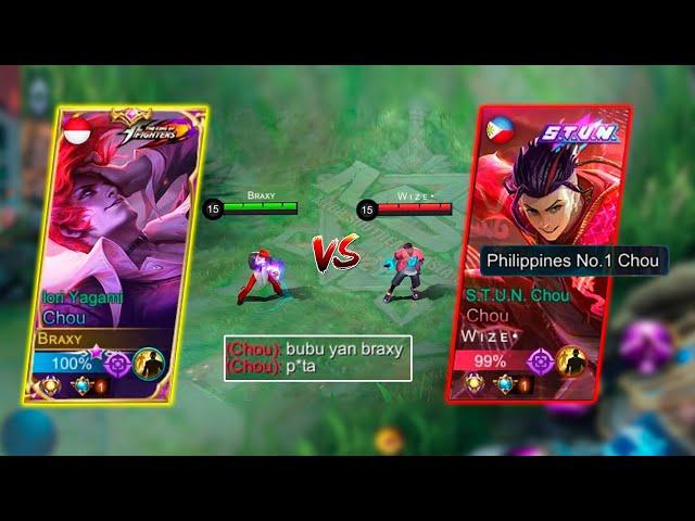 BRAXY VS TOP 1 PHILIPPINES CHOU TRASHTALKER!! | WHO WILL WIN?!