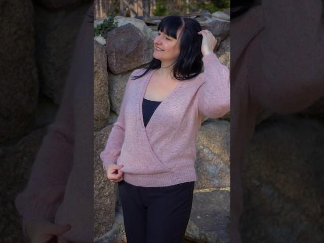 Пуловер із ангори #knitting #knit #sweaterdesign #shorts #cardigan #crochet #knitpattern