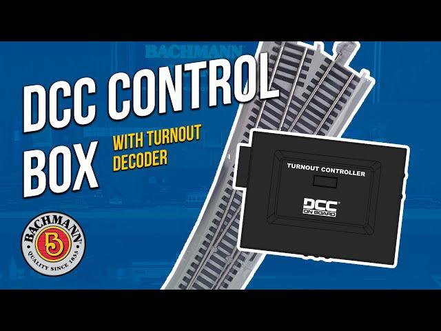 Bachmann DCC Control Box with Turnout Decoder