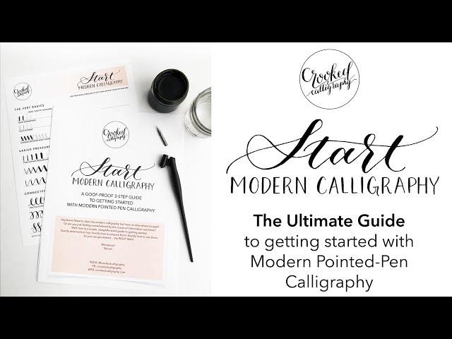 Start Modern Calligraphy - the ULTIMATE guide for beginners! | CROOKED CALLIGRAPHY