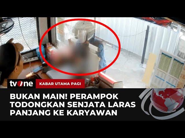 Seorang Perampok Nekat Todongkan Senpi di Kios BRI Link | Kabar Utama Pagi tvOne