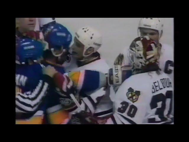 Blackhawks - Blues rough stuff 4/14/92