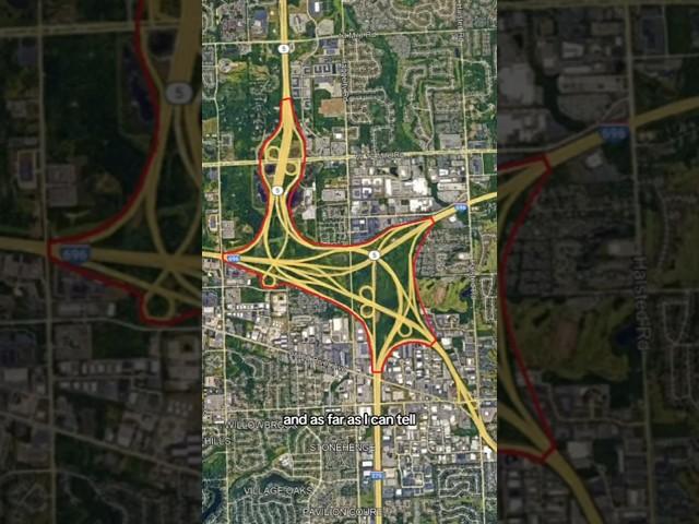 The Largest Interchange In America #geography