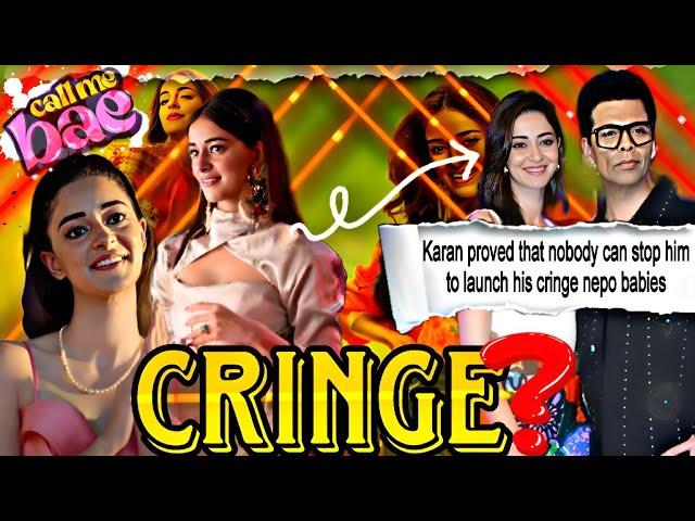 Ananya Pandey cringe acting,NO improvement| Karan giving chances to Talentless Nepo kids repeatedly?