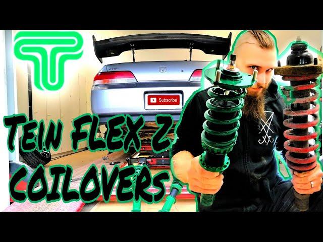 TEIN FLEX Z COILOVERS INSTALL - Honda Prelude