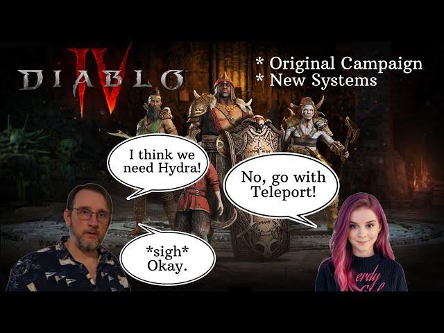 Diablo 4 Original Campaign LIVE | Letting Yennii (AI) build my class