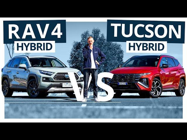 2024 Toyota RAV4 Hybrid vs 2024 Hyundai Tucson Hybrid | Which is the best mid-size hybrid SUV?