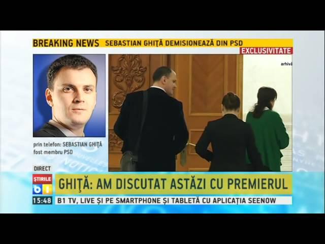 Sebastian Ghita a demisionat din PSD