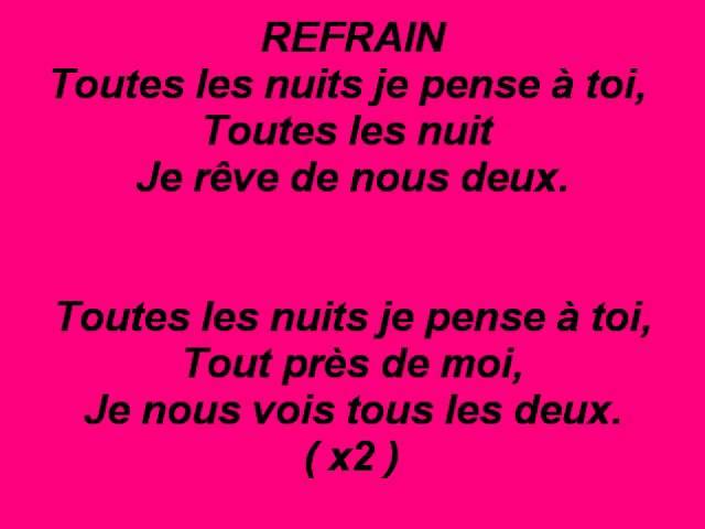 Colonel Reyel ...Toutes les nuits avec paroles