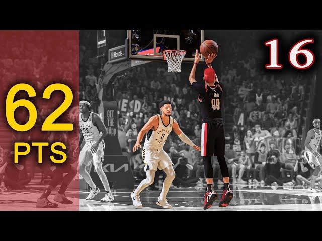 Part 16  I Drop 62 Points and 7 Three-Pointers | NBA 2K25 My Career | Gameplay Walkthrough  | 4K