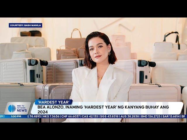 Bea Alonzo, inaming ‘hardest year’ ng kanyang buhay ang 2024