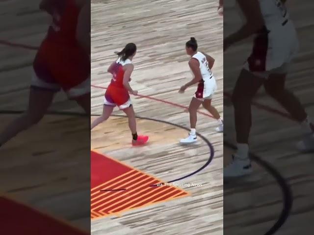 Kelsey Plum was playing TOUGH defense on Caitlin Clark #shorts