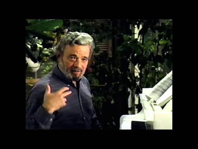 INTO THE WOODS Conversation Piece - Stephen Sondheim on the "Bean Theme"