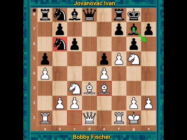One of the Best GamesBobby Fischer VS Jovanovac Ivan Vinkovci (Croatia) 1968.
