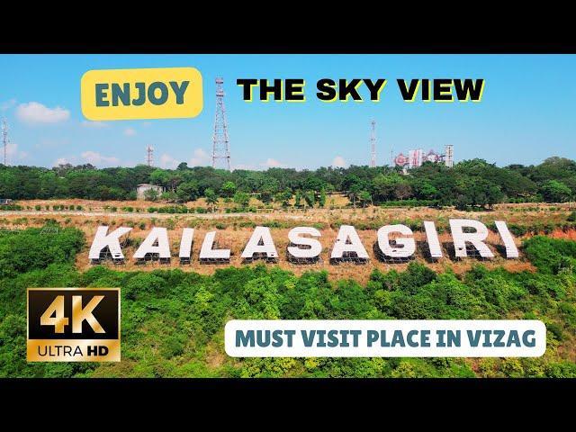 KAILASAGIRI Hill ️Drone Tour | Sky/Aerial View | Most Beautiful place in Vizag/Visakhapatnam