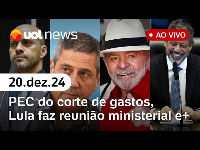 Moraes manda soltar Silveira, PEC de corte de gastos aprovada; Braga Netto,reunião de Lula| UOL News