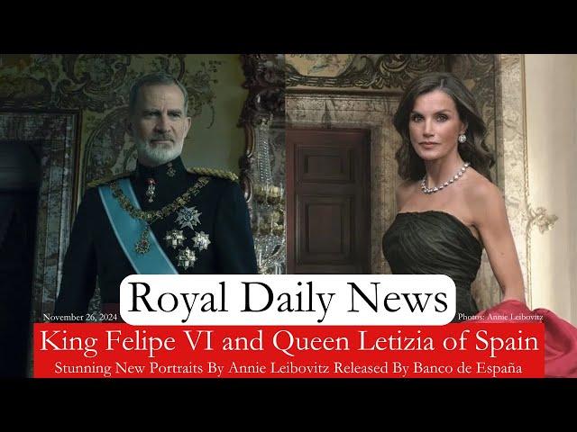 Stunning New Portraits Released of King Felipe VI and Queen Letizia of Spain. Plus, More #RoyalNews