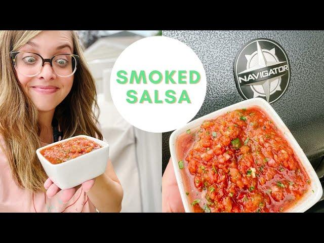 SMOKED SALSA on the Pit Boss Navigator | Homemade salsa