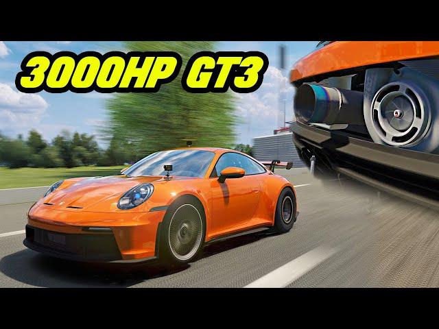 INSANE Porsche 911 GT3 BIG Turbo Build 3000HP | Assetto Corsa Driving Mod