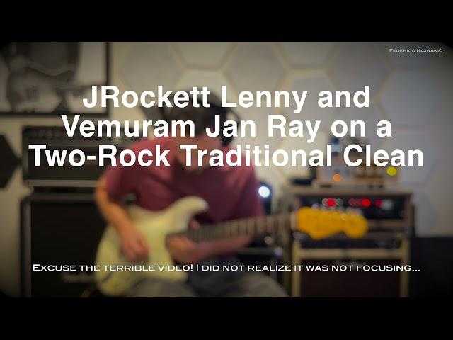 Jam with J. Rockett Lenny, Vemuram Jan Ray and Fender AVII 61 with Rocketfire Pickups