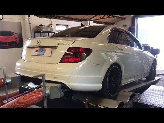 Mercedes C63 AMG 6.3 CG Remaps stage 2 dyno run