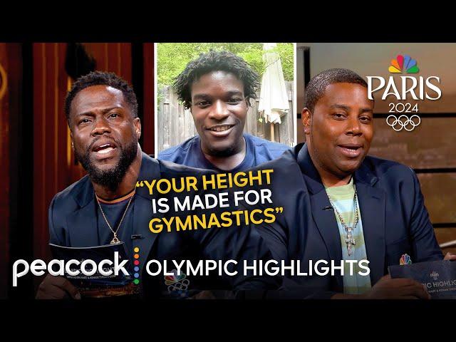 Olympian Frederick Richard Says Kevin Hart Should Have Been a Gymnast | Olympic Highlights