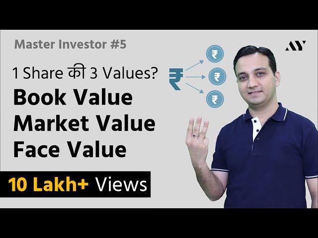 Book Value, Market Value, Face Value of Share - What is the difference? - #5 MASTER INVESTOR