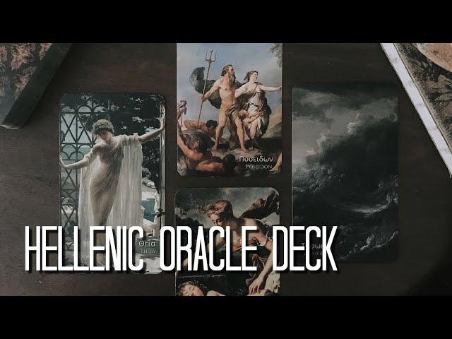 Hellenic Oracle Deck Walkthrough // Greek Mythology Oracle Deck // Garden Goddess Tarot