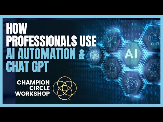 Champion Circle Virtual Training: ChatGPT & AI Automation Workshop
