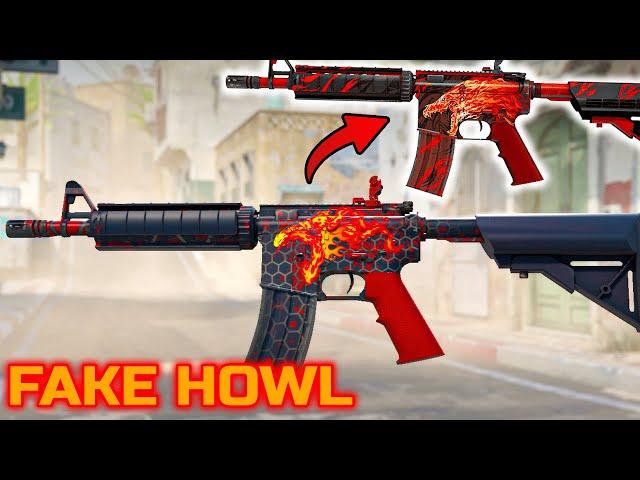 THIS NEW FAKE HOWL CRAFT IS CRAZY INSANE- How to Craft FAKE HOWL in CS2 -BEST COMBO STICKER CRAFTS