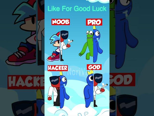 Noob vs Pro vs Hacker vs God  #shorts